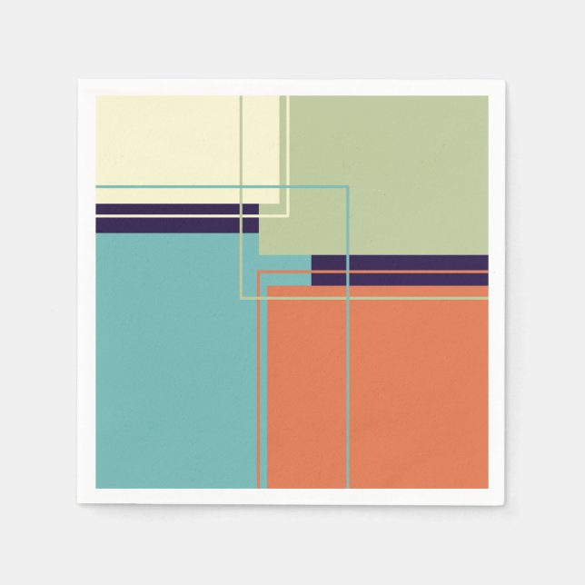 Guardanapo De Papel Retro Vintage Geschenk Geburtstag (Frente)