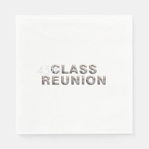 Guardanapo De Papel Reunião de 45.a classe do TII