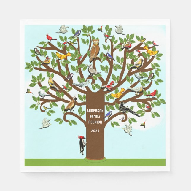 Guardanapo De Papel Reunião Familiar (Frente)