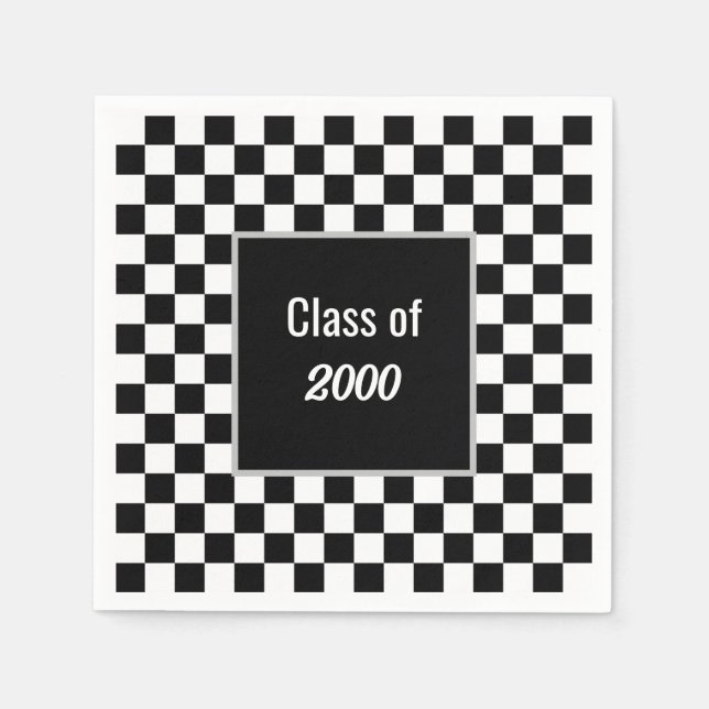 Guardanapo De Papel Reunião Preta Personalizada (Frente)