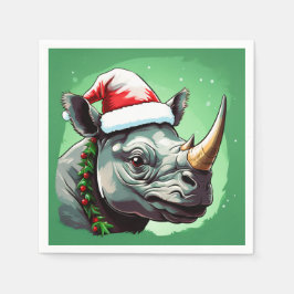Guardanapo De Papel Rhino Xmas