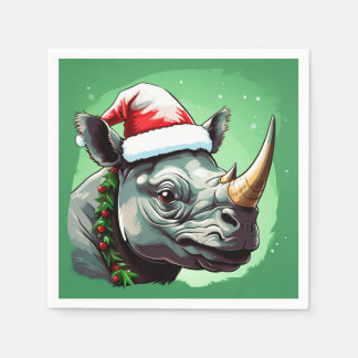 Guardanapo De Papel Rhino Xmas