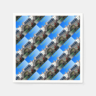 Guardanapo De Papel Rialto Bridge Veneza - Foto Pro