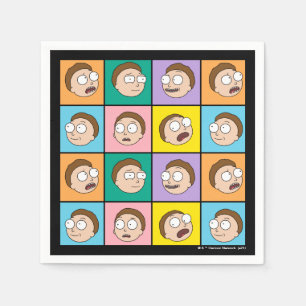 Guardanapo De Papel RICK E MORTY™ Morty's Moods