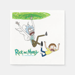 Guardanapo De Papel RICK E MORTY™ Saída Do Portal