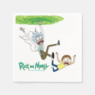 Guardanapo De Papel RICK E MORTY™ | Saída Do Portal