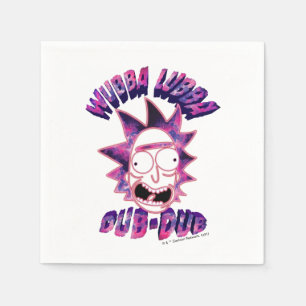 Guardanapo De Papel RICK E MORTY™   Wubba Lubba Dub-Dub