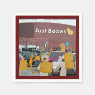 Guardanapo De Papel Rick London Big Box Stores Para Cats Comic