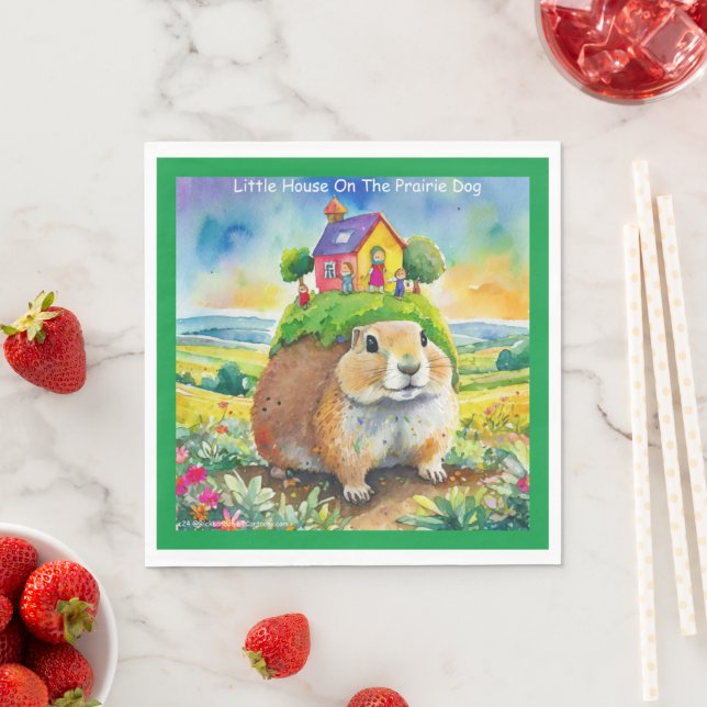 Guardanapo De Papel Rick London Prairie Dog Life Comic (Insitu)