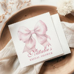 Guardanapo De Papel Rico de Chá de panela rosa personalizado<br><div class="desc">Adicione um toque de elegância ao seu evento com o Rico Chá de panela Rosa Personalizado Nápoles. Perfeito para comemorar a noiva a ser, esses sofisticados guardanapos apresentam um design rosa encantador, fazer-os como a escolha ideal para um lanche de noiva, almoço de damas de honra ou festa de chá...</div>