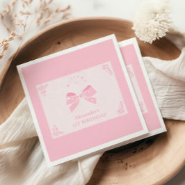 Guardanapo De Papel Rico Floral ONE Arco Elegante primeiro aniversario