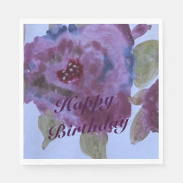 Guardanapo De Papel Rico Roxo-Rosa Abatido Nápoles