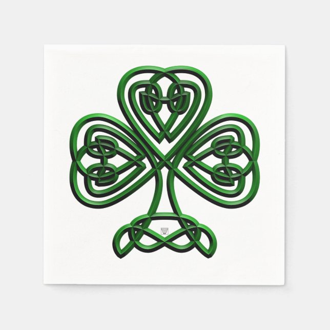 Guardanapo De Papel Rico Shamrock (Frente)