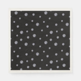 Guardanapo De Papel Rinotronas a preto