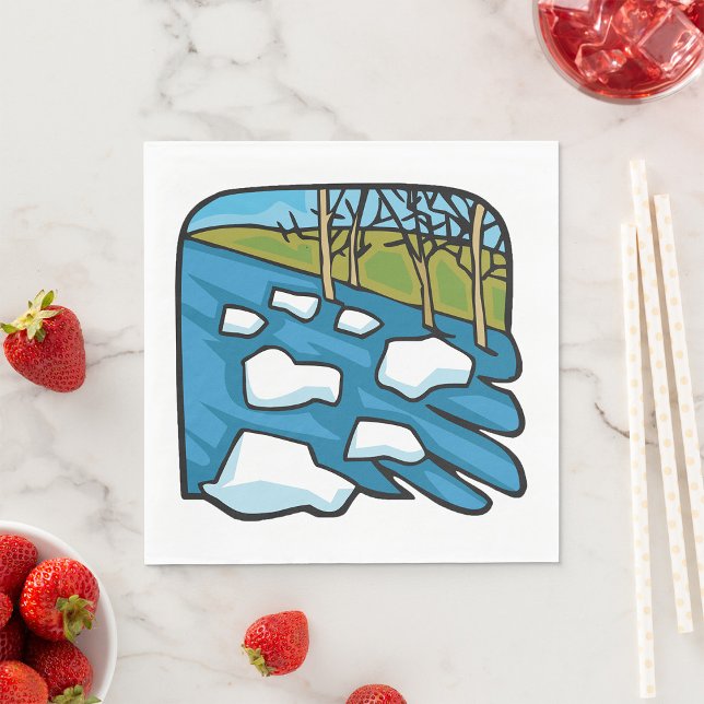 Guardanapo De Papel Rio primavera (Criador carregado)