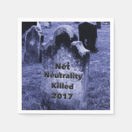 Guardanapo De Papel RIP Neutralidade Net Gravestone