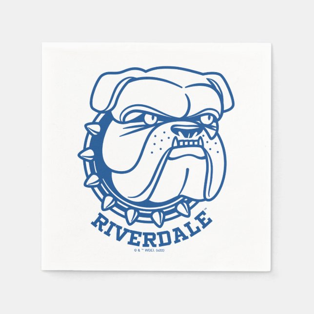 Guardanapo De Papel Riverdale Bulldog Head (Frente)