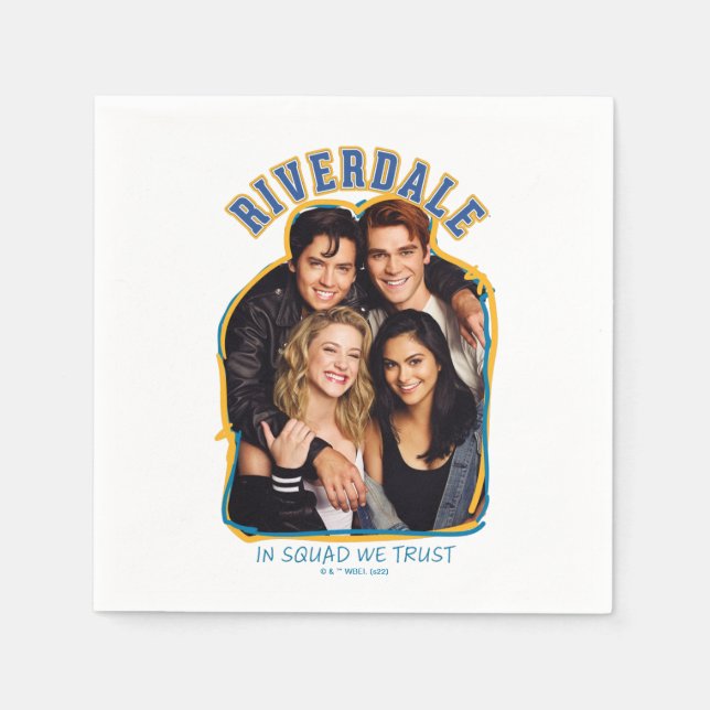 Guardanapo De Papel Riverdale - No Esquadrão Confiamos (Frente)