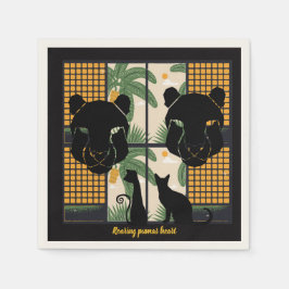 Guardanapo De Papel Roaring Pumas Hearts