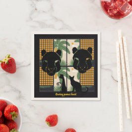 Guardanapo De Papel Roaring Pumas Hearts