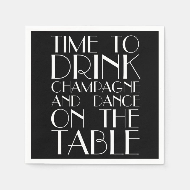 Guardanapo De Papel Roaring Twenties Napkin (Frente)