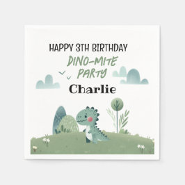 Guardanapo De Papel Roarsome Dino Birthday 