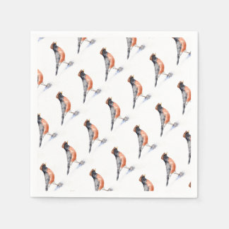 Guardanapo De Papel Robin Bird em Chapéu