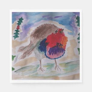 Guardanapo De Papel Robin Natal