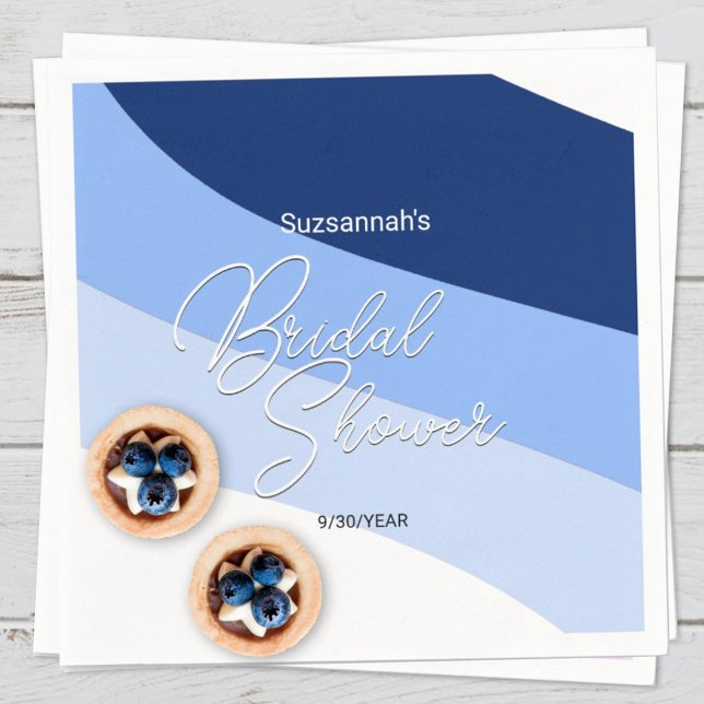 Guardanapo De Papel Robins da Carolina do Marinho Blues Streams Horizo (Criador carregado)