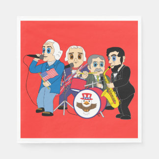 Guardanapo De Papel Rock Monumental