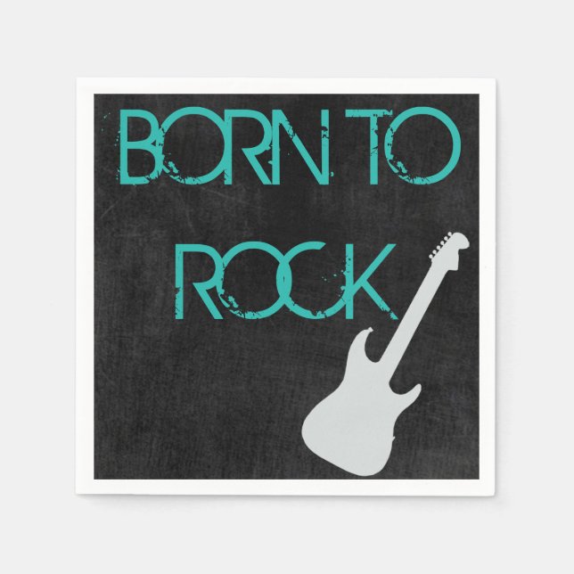 Guardanapo De Papel Rock Star Napkins (Frente)