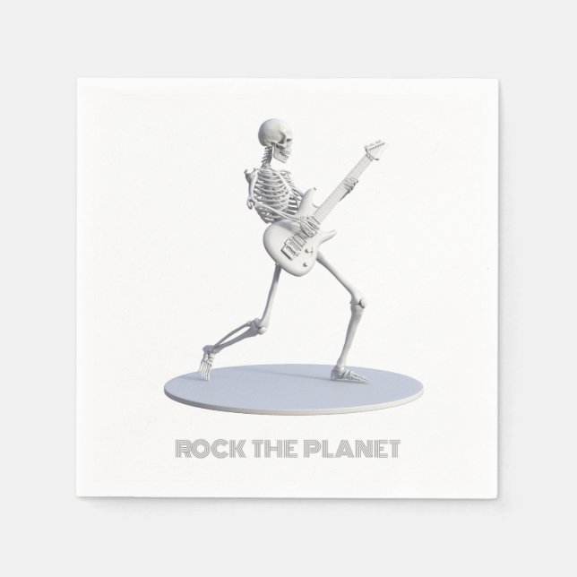 Guardanapo De Papel Rock The Planet (Frente)