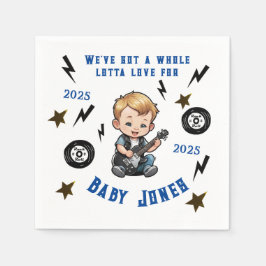 Guardanapo De Papel Rocker Rock N Roll Lotta Love Boy