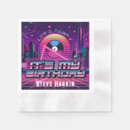 Guardanapo De Papel Rockin Vaporwave