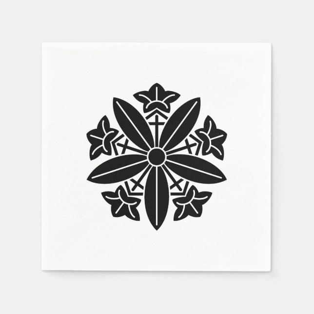 Guardanapo De Papel Roda de genciana Kuga (Frente)