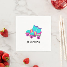 Guardanapo De Papel Roller Skates