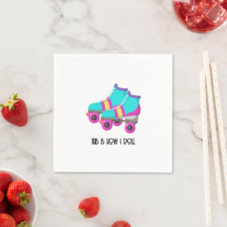 Guardanapo De Papel Roller Skates