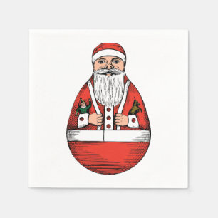 Guardanapo De Papel Rolly Polly Papais noeis White Paper Napkin