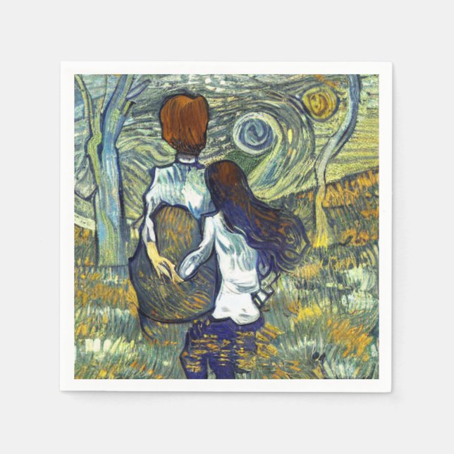 GUARDANAPO DE PAPEL ROMANCE (Frente)