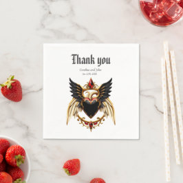 Guardanapo De Papel Romance Gótico, nas Sombras do Amor