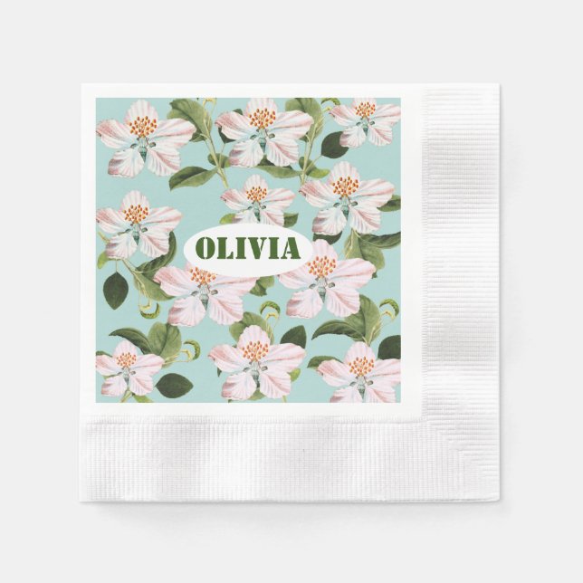 Guardanapo De Papel Romantic cherry blossom  (Frente)