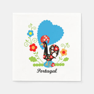 Guardanapo De Papel Rooster Português