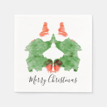 Rorschach Inkblot Papai noel Elves