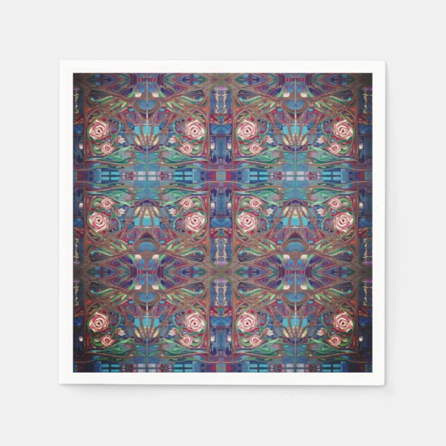 Guardanapo De Papel Rosa (Frente)