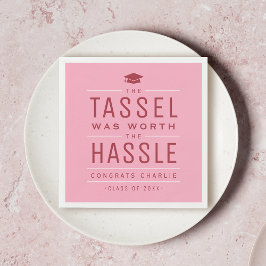 Guardanapo De Papel Rosa, a tassel valeu a pena.