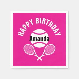 Guardanapo De Papel Rosa brilhante Eu adoro tênis