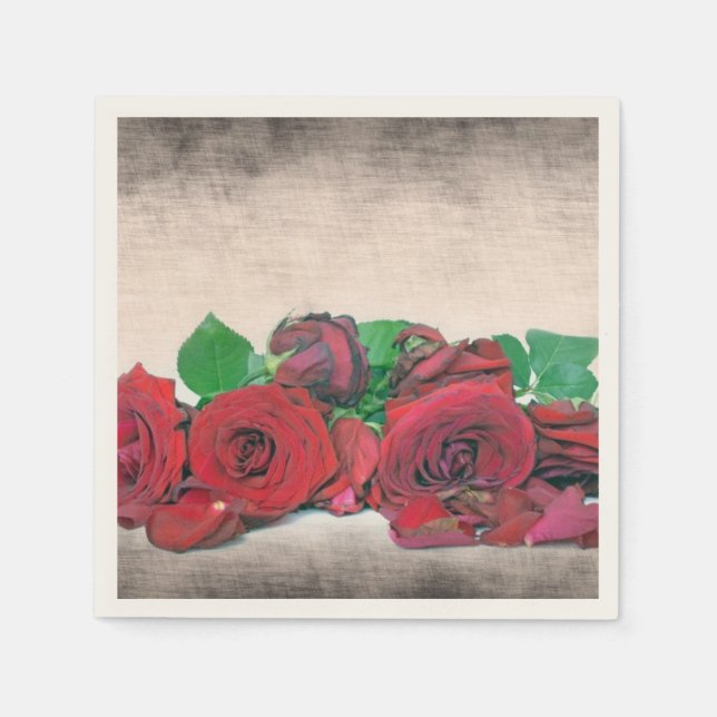 Guardanapo De Papel Rosa Cocktail Paper Napkin (Frente)