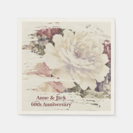 Guardanapo De Papel rosa de 60 anos de Vintage Tapeçaria