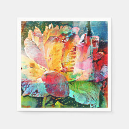 Guardanapo De Papel Rosa de ventilador