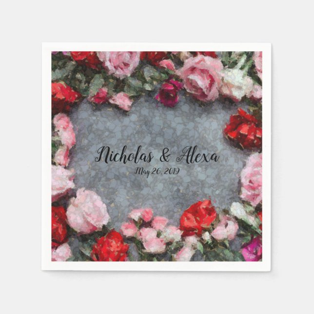 Guardanapo De Papel Rosa do Cracklin (Frente)